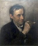 EW 0210 – Porträt eines rauchenden Mannes