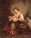 EW 0128 – Mutter mit Kind und Neugeborenem
