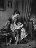 EW 0395 – Mutter mit Kind am Bett