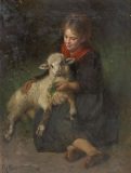 EW 0404 – Mädchen mit Schaf