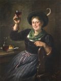 EW 0418 – Mädchen mit Weinglas