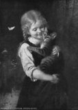 EW 0271 – Mädchen mit Katze