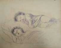 EW 0519 – Zwei schlafende Kinder